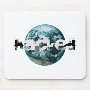 Hacked Planet Earth Mouse Pad