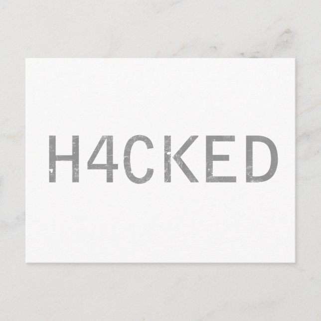 hacked postcard (Front)