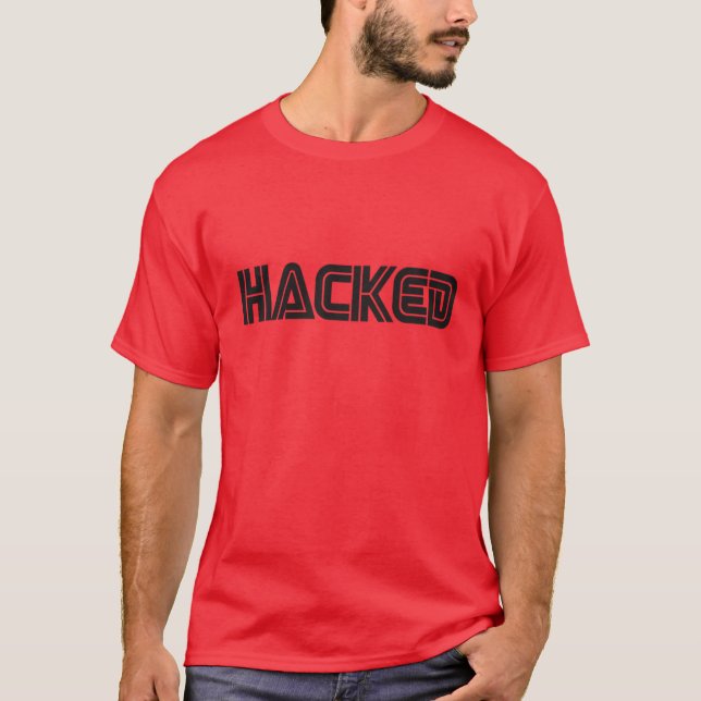 Hacked retro T-Shirt (Front)