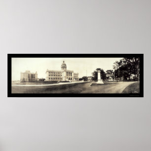 Hackensack, NJ Court Photo 1913 Poster