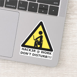Hacker at work