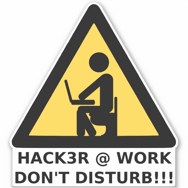 Hacker at work (Front)