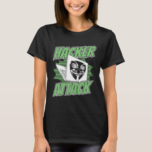 Hacker Attack White Hat Black Hat Ethical Hacking T-Shirt
