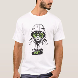 Hacker cat T-Shirt