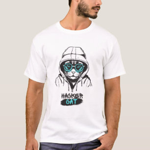 Hacker Cat T-shirt