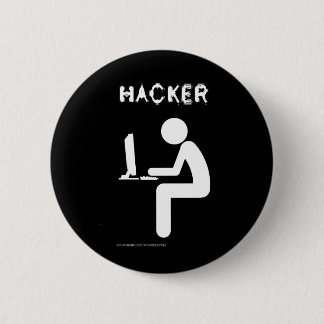 Hacker-colour 6 Cm Round Badge
