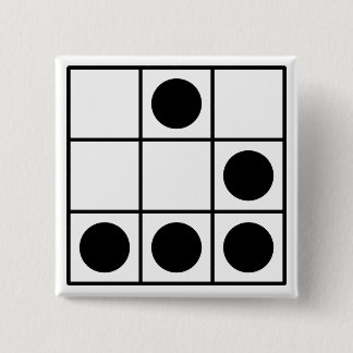 Hacker Emblem 15 Cm Square Badge