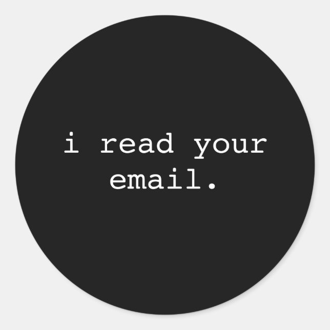 Hacker Laptop Sticker - Email (Front)