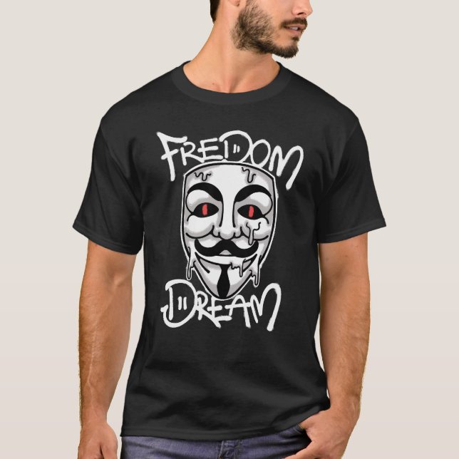 hacker mask streetwear T-Shirt (Front)