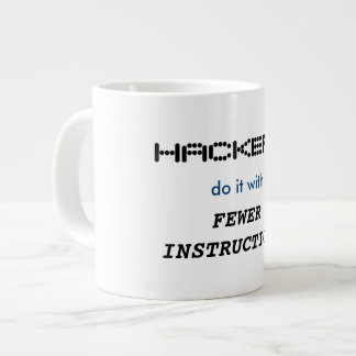 "Hackers do it with Fewer Instructions" Mug