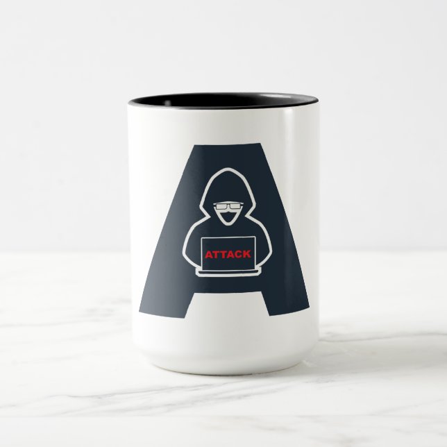 Hackers love! Or the threat of attack Mug (Center)