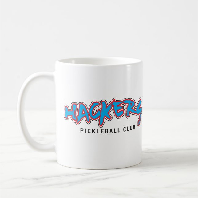 HACKERS Pickleball Club Classic Mug (Left)