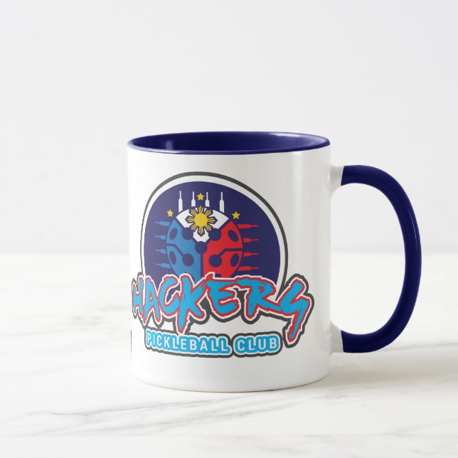 HACKERS Pickleball Club Logo Mug (Right)