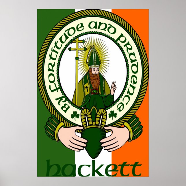 Hackett Clan Motto Print (Front)