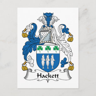 Hackett Family Crest Postcard