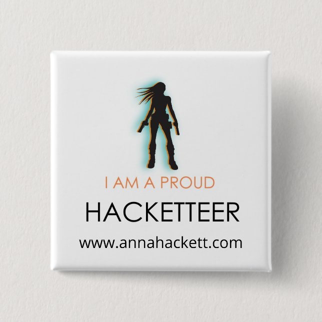 Hacketteer Button (Front)