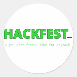 Hackfest Title Screen Sticker