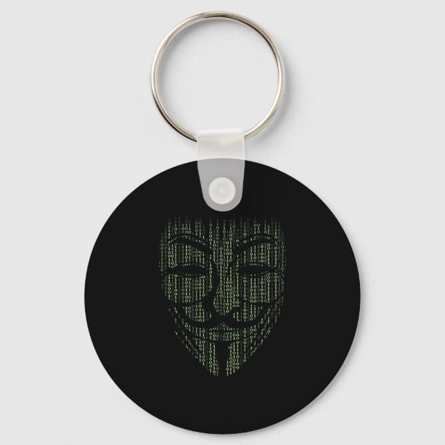 Hacking - Gamer Gift Computer Hacker  Key Ring (Front)