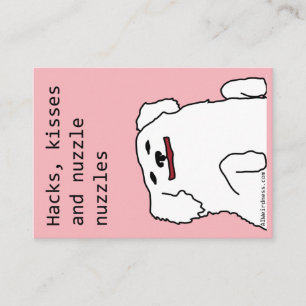 Hacks Kisses and Nuzzles - AI Valentine Enclosure Card