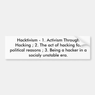 Hacktivism Sticker