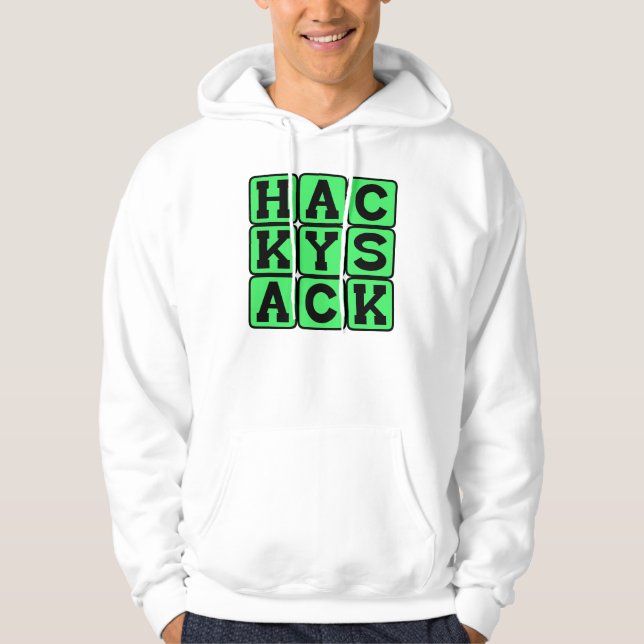 Hacky Sack, Footbag Game Hoodie (Front)