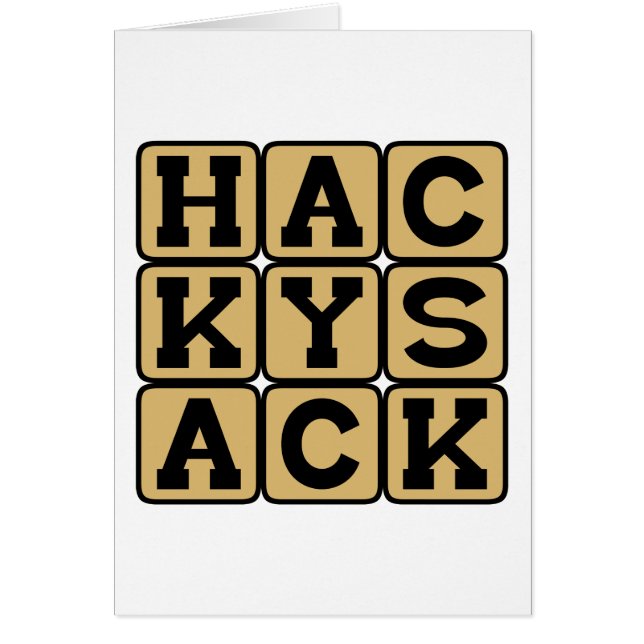Hackysack, Footbag (Front)