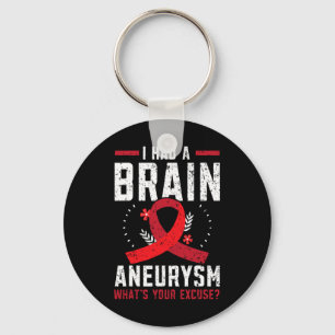 Had Brain Aneurysm Medical Condition Aneurysm Awar Key Ring