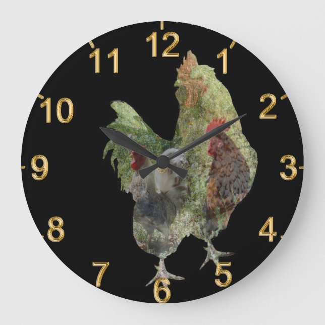 Had My Chicken Fill, Wall Clock (Front)