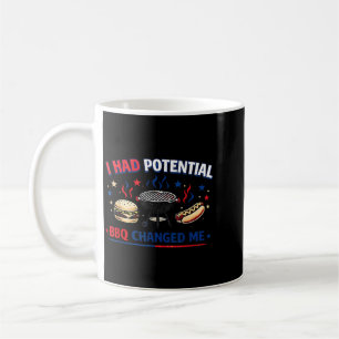 Had Potential Bbq Saying Funny Patriotic 4th Of Coffee Mug