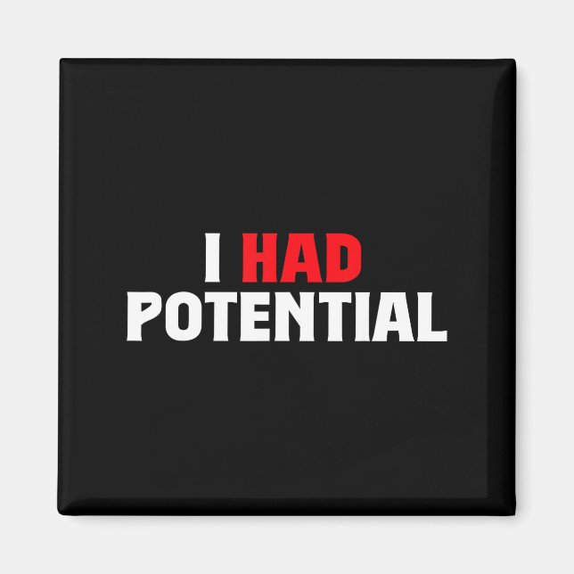 Had potential funny physics science teacher humour magnet (Front)