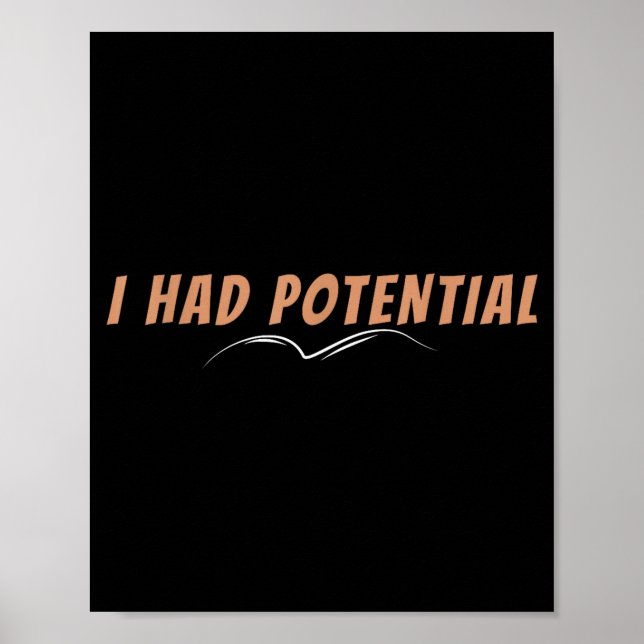 Had potential motivational physics science teacher poster (Front)