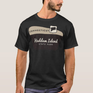 Haddam Island State Park Connecticut Welcome Sign T-Shirt
