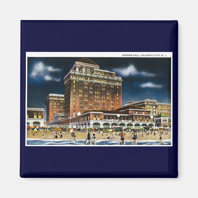 Haddon Hall, Atlantic City, New Jersey Magnet (Front)