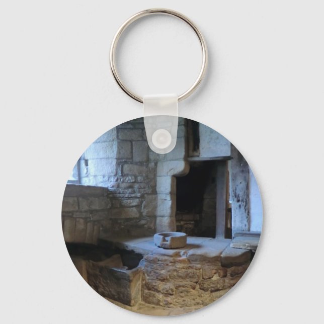 Haddon Hall Mediaeval Kitchen Key Ring (Front)