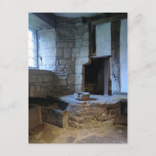 Haddon Hall Mediaeval Kitchen Postcard