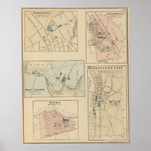 Haddonfield, Gloucester City, Burlington Poster