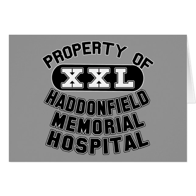Haddonfield Memorial Hospital Products (Front Horizontal)