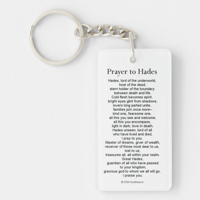 Hades Keychain (Front)