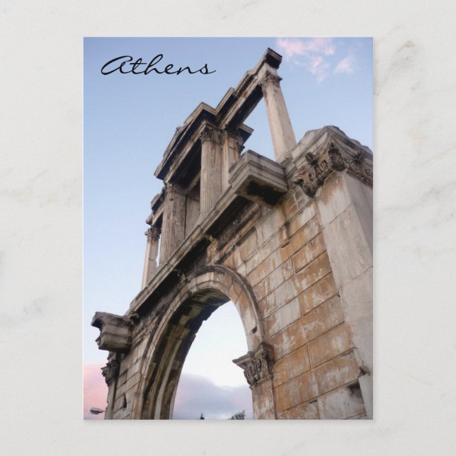 hadrian arch greece postcard (Front)