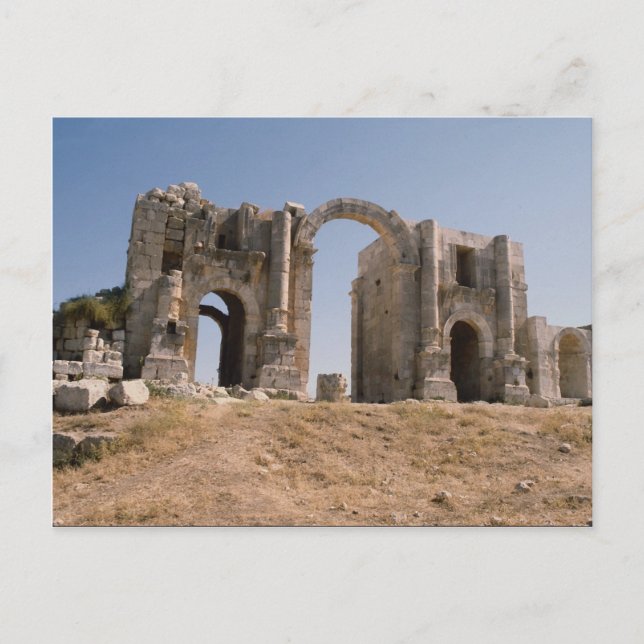 Hadrian's Arch, Jerash, Jordan Postcard (Front)