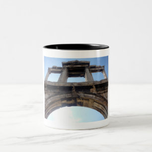 hadrian's arch Two-Tone coffee mug