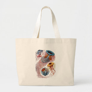 Haeckel Jellyfish Large Tote Bag