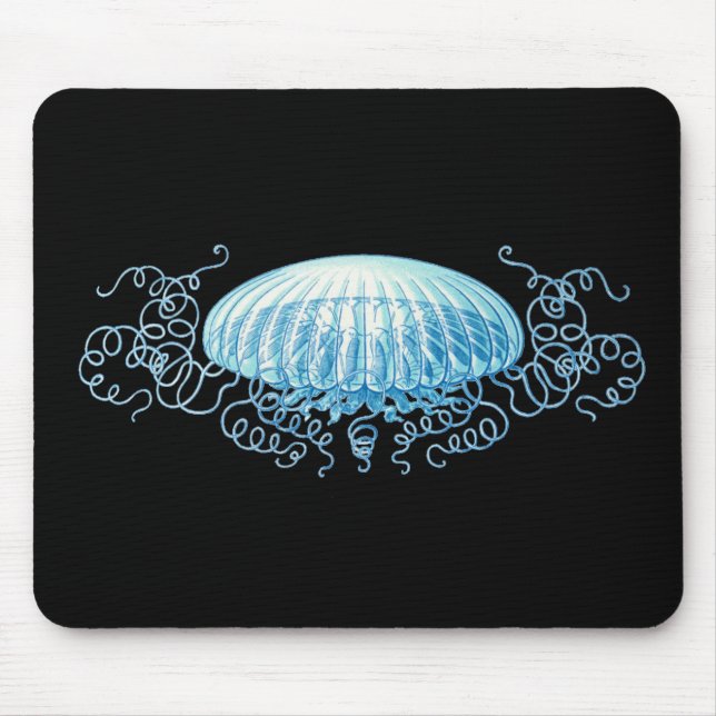 Haeckel Jellyfish Mouse Pad (Front)