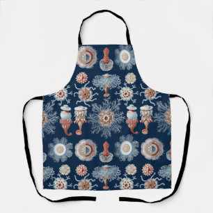 Haeckel Nature Art Siphonophorae Antique Print Apron