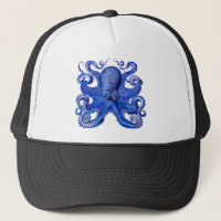 Haeckel Octopus Blue