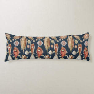 Haeckel Ostraciontes Tropical Fish Nature Art Body Cushion