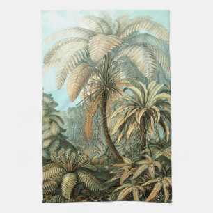 Haeckel Palm Trees Tea Towel