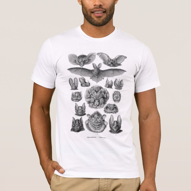 Haeckel's Bats T-Shirt (Front)