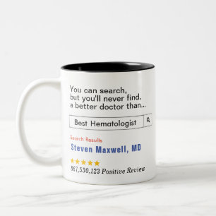 Haematologist Custom Gift Two-Tone Coffee Mug