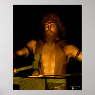 Haephestus - God of the Forge Poster